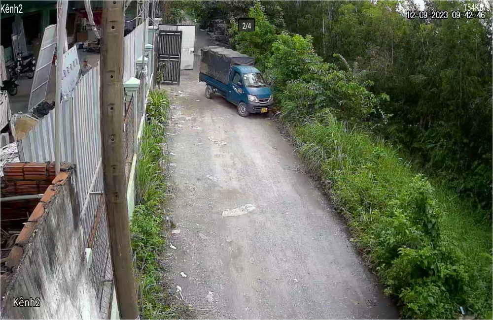 Hình Camera thực tế của bộ Lắp Camera Nhà Xưởng Sản Xuất sử dụng mã DS-2CE10DF0T-FS